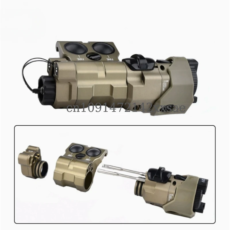 MAWL-C1 Functional Version Red/Green Laser Flashlight Rail Mount Left Right Side-to-side Interchange Outdoor Hunting Cosplay laser sight tactical flashlight