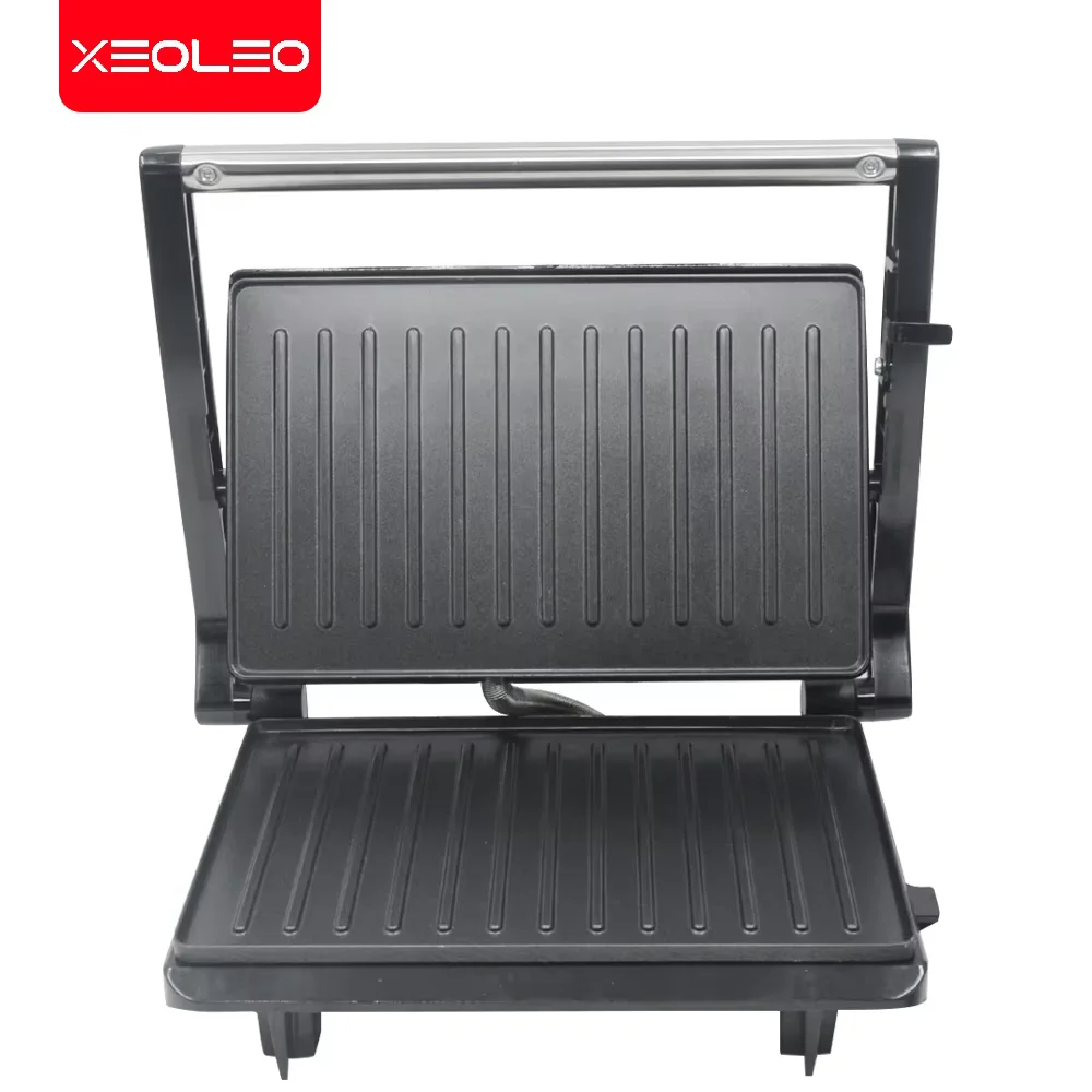 XEOLEO Electric Steak Machine 750W Panini Sandwich Maker Multifunctional Breakfast Maker Mini Barbecue Sausage Steak Gril Machin