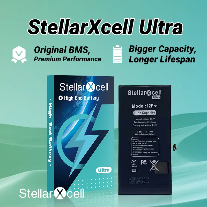 Battery StellarXcell Ultra Original High capacity Cell For iphone 7037 TI 11 Xs 12pro 13 mini14 15promax ip7 ip8 Xr 14PLIUS 1