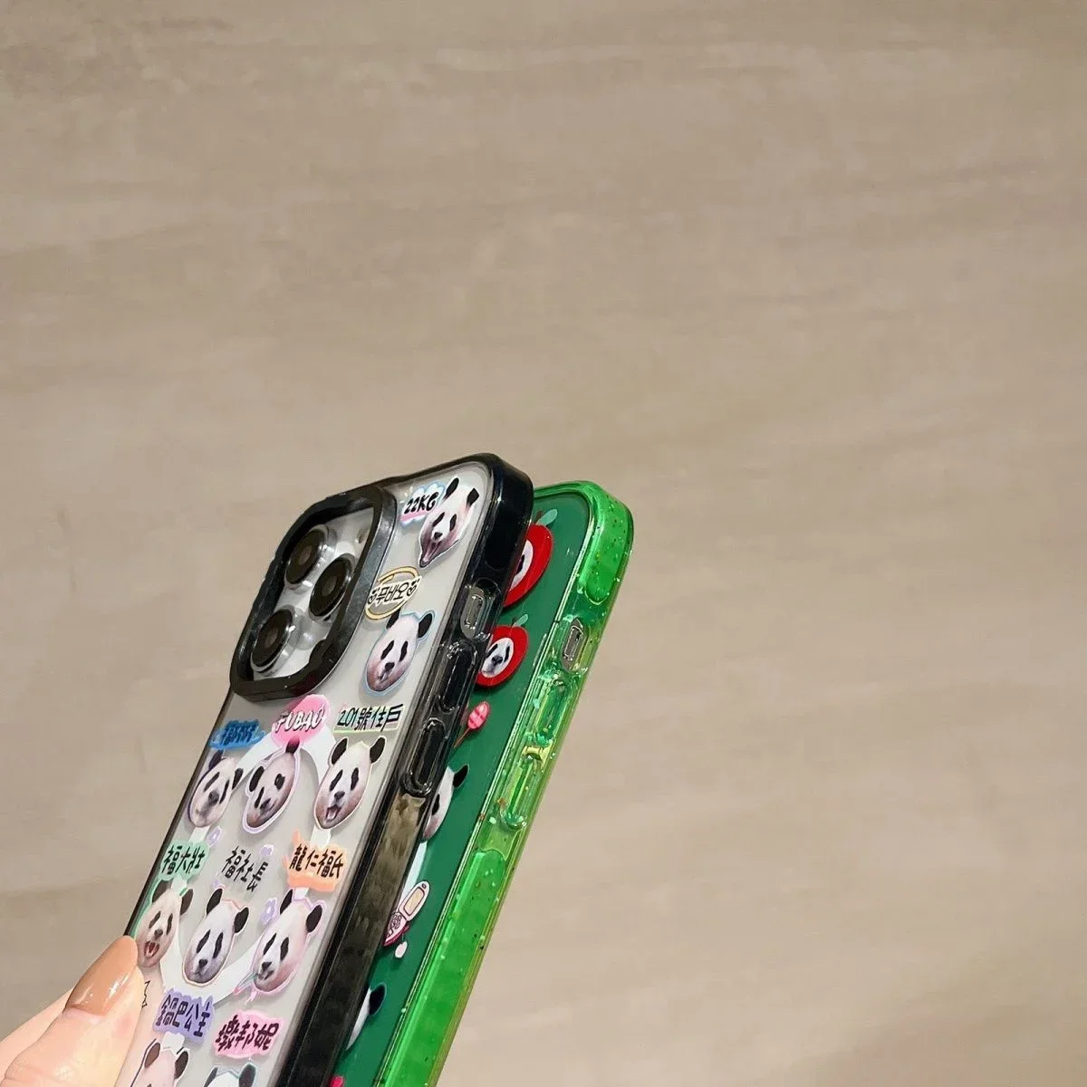 MagSafe Acrylic Panda Phone Case Cover for IPhone 11 12 13 14 15 Pro Max Case for IPhone 15 Pro Max