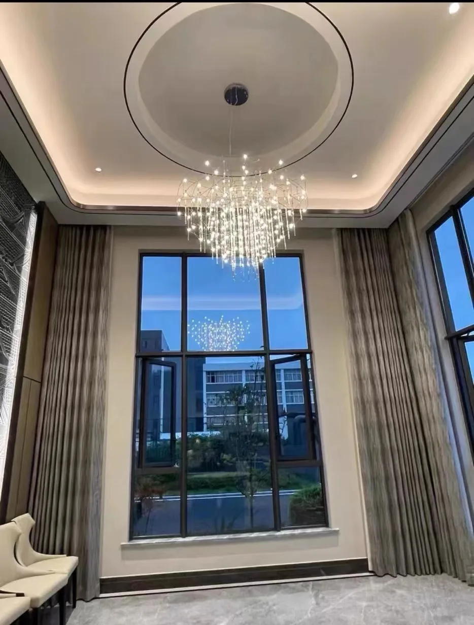 Living room pendant lamp restaurant lamp designer creative villa hall starry sky clothing store firefly pendant