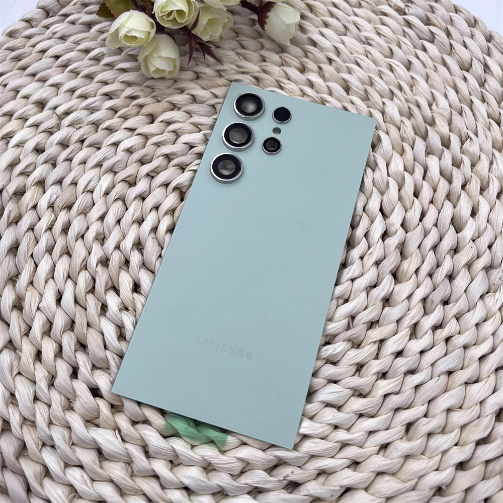 Premium 3D Glass Back Cover with Camera Lens and Adhesive