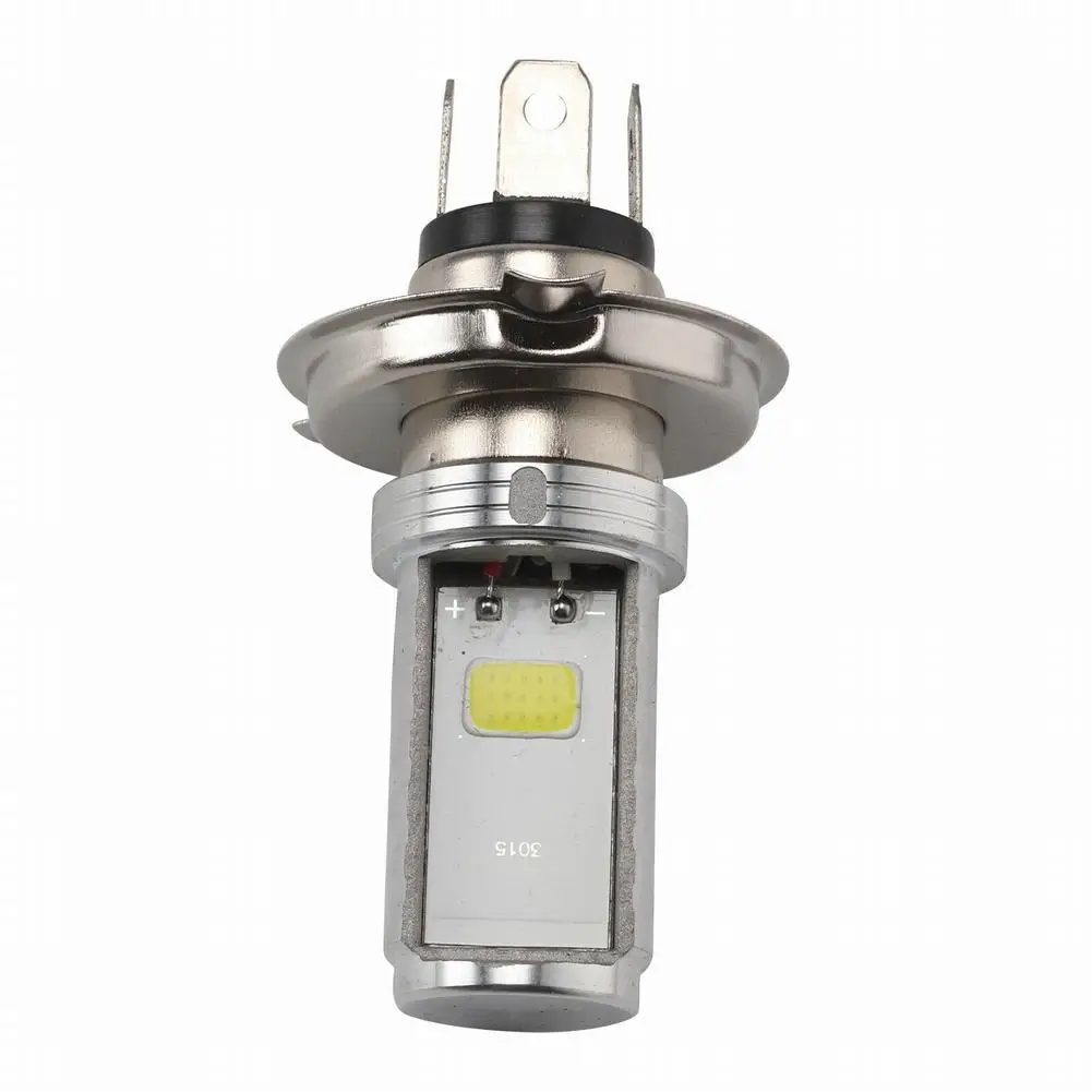 For Motorcycle H4 6500K LED Hi/Lo Beam Front Light Bulb Super Bright Headlight motorcycle headlight bulb