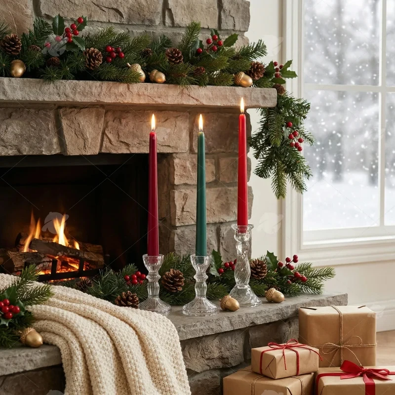 Premium Taper Candles - 10" Dripless Long Wax Candles for Wedding & Home Decor S5e808158a83c43239852c30aed084de8e