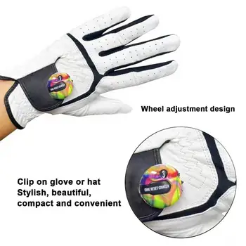 Golf Hat Clip Scorer Golf Mini Stroke Counter With Hat Clip Outdoor Sports Equipment For Gloves Clothing Belt Backpacks 3