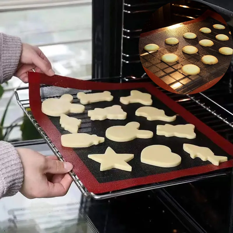Silicone Non-Stick Breathable Baking Mat, 30x40cm - High-Temperature Kitchen Tool