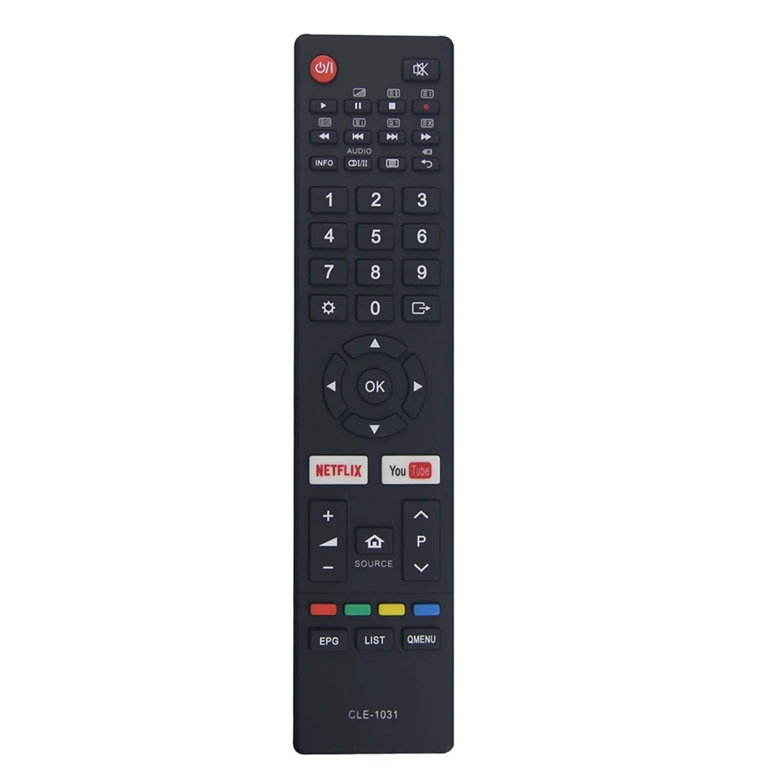 

New Replacement Remote Control CLE-1031 for Hitachi LED Smart TV Accessories ,Black