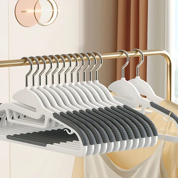 10 pezzi set appendiabiti ganci per la casa appeso antiscivolo dormitorio camera da letto speciale stoccaggio abbigliamento appeso nessuna traccia 1