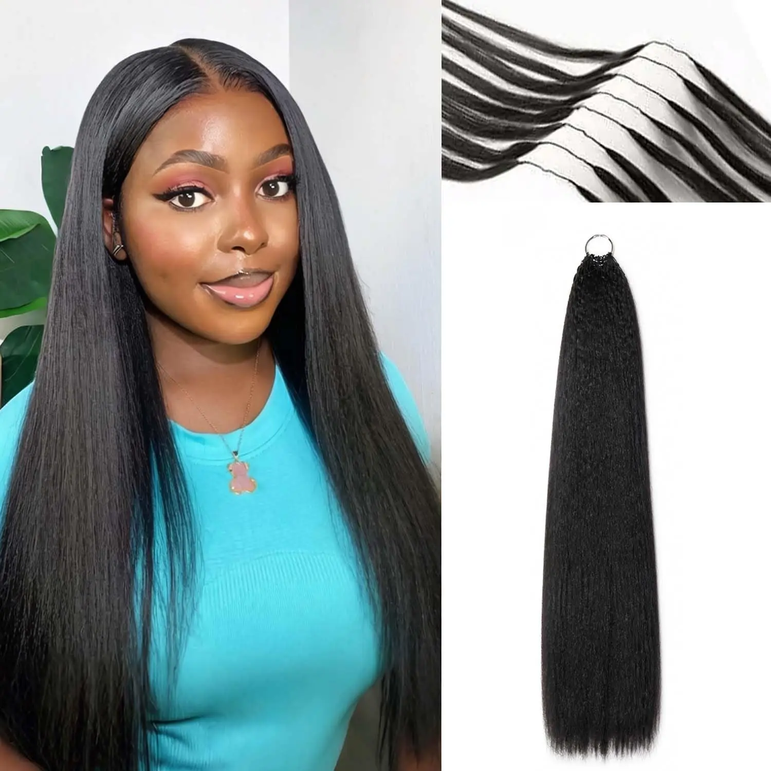 Bone Straight Black