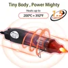 300W Hot Air Heat Gun Electric Power Temperature Blower Mini Tool Kit for DIY Shrink Tubing Soldering Wrap Plastic Rubber Stamp 5