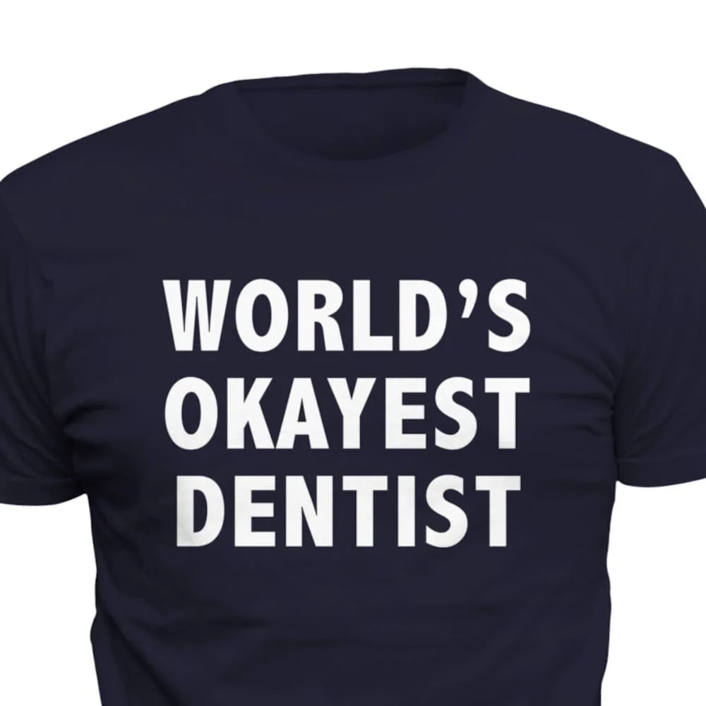 Забавная футболка на день рождения с дантистом, мужской подарок, школьник, студент, выпускной, Os130 Забавная футболка на день рождения с дантистом, мужской подарок, школьник, студент, выпускной, Os130