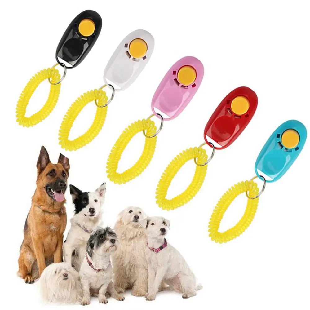 Plastic Portable Dog Clicker Toys Pet Tranining Clicke Training Tool Dog Whistle dog whistle dog clicker
