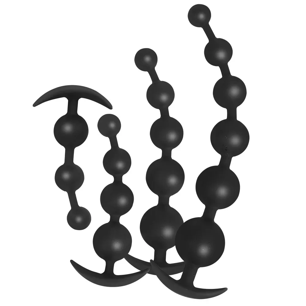 4 Sizes Silicone Anal Beads 1