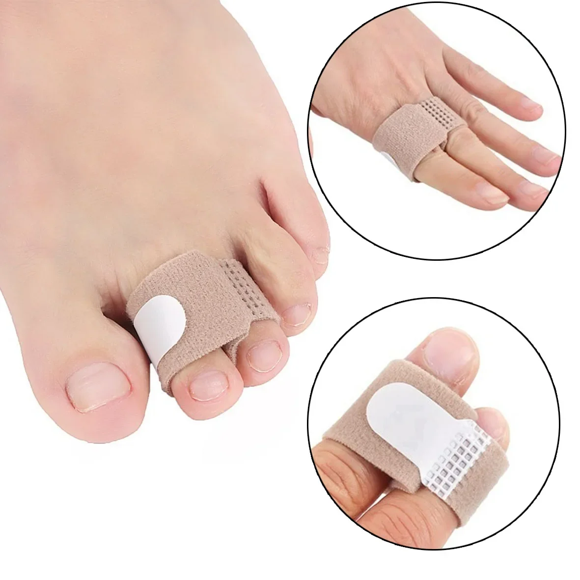 

3/6Pcs Toe Finger Straightener Hammer Toe Tape Hallux Valgus Corrector Bandage Toe Separator Splint Wraps Foot Care Supplies New