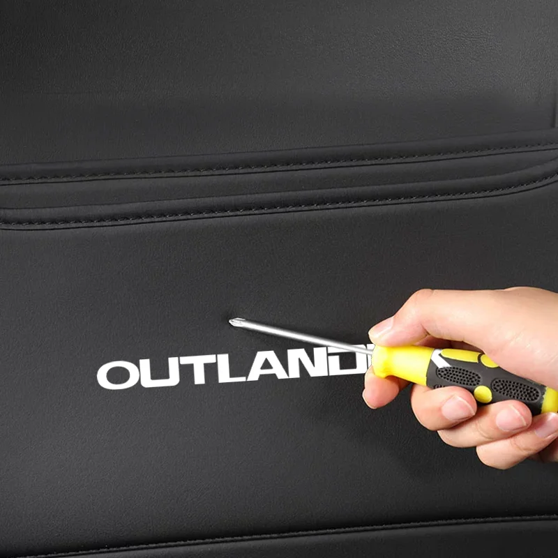 Car Seat Anti Kick Pads For Mitsubishi Outlander Car Anti-dirty Pad Seat Back Protective Mats for Children Kids Auto Accessories