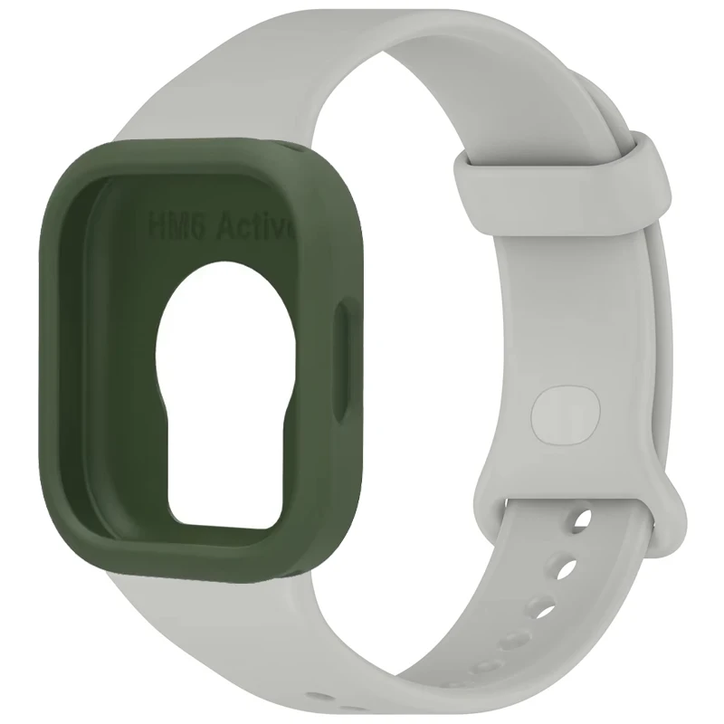 Colorful Silicone Strap and Soft TPU Case with Screen Protector