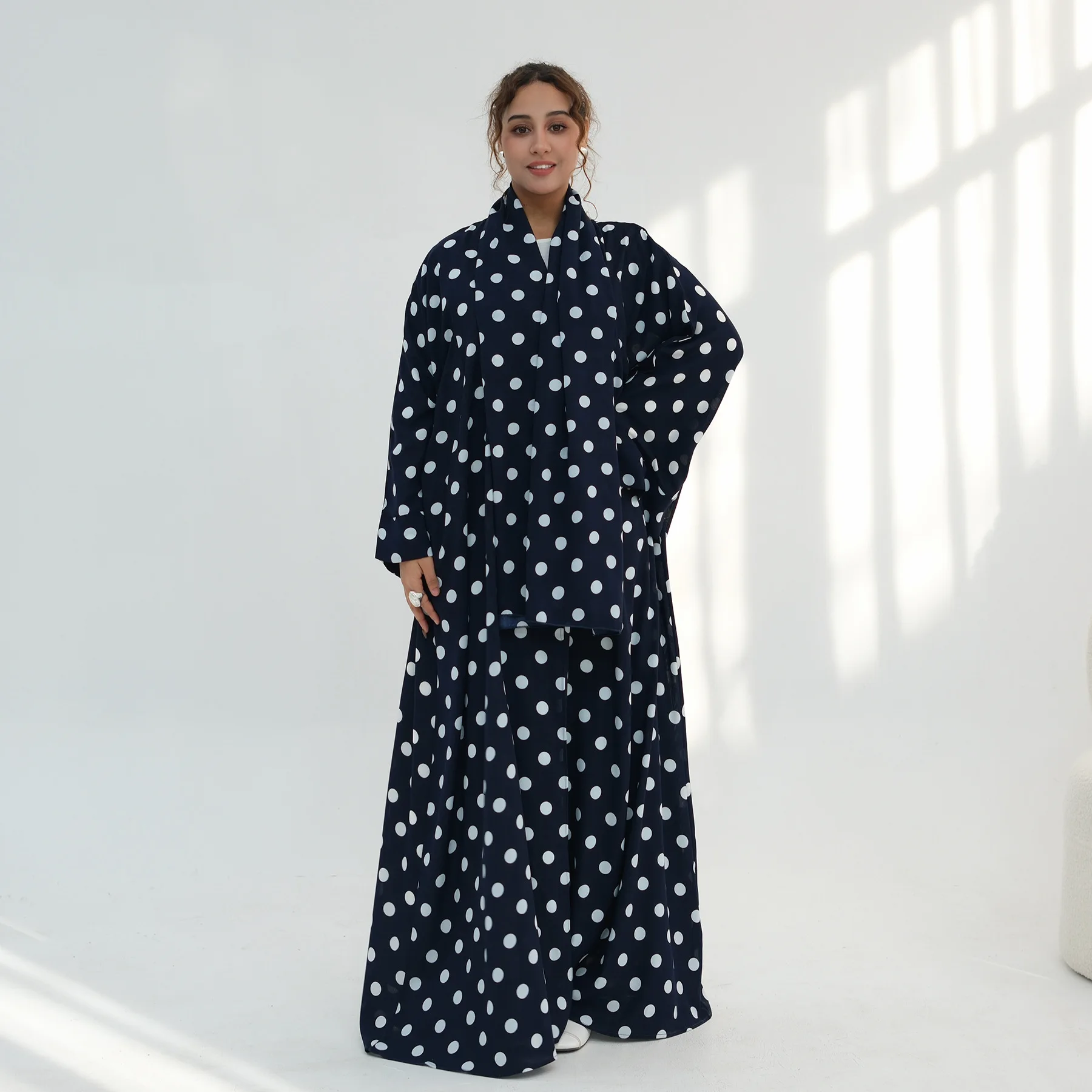 Black abaya scarf