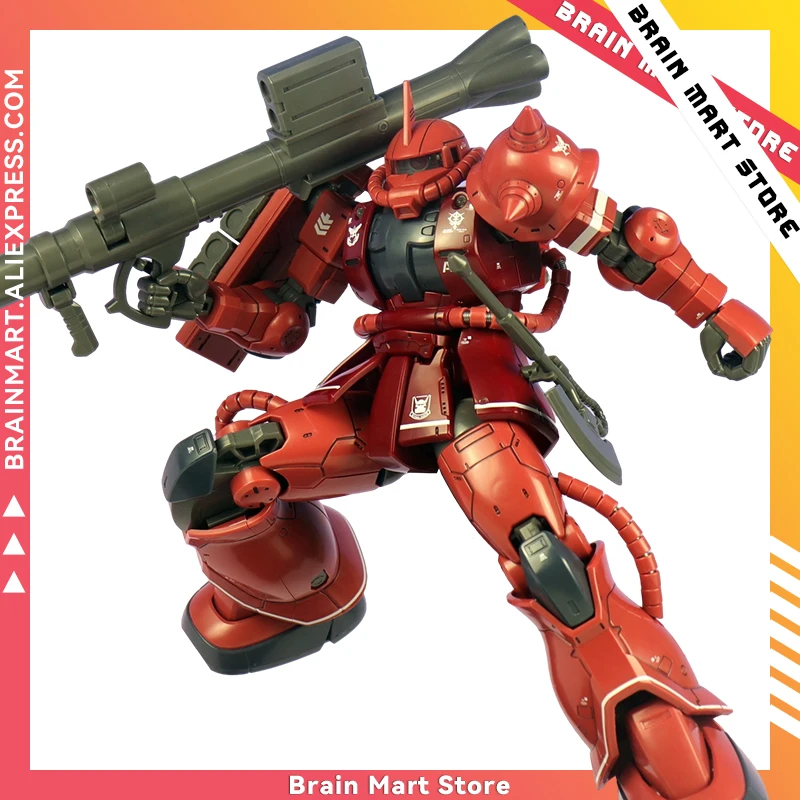 飛行zaku ii gto赤いモデルキット、組み立て組み立て済み、1:72 ms-06s