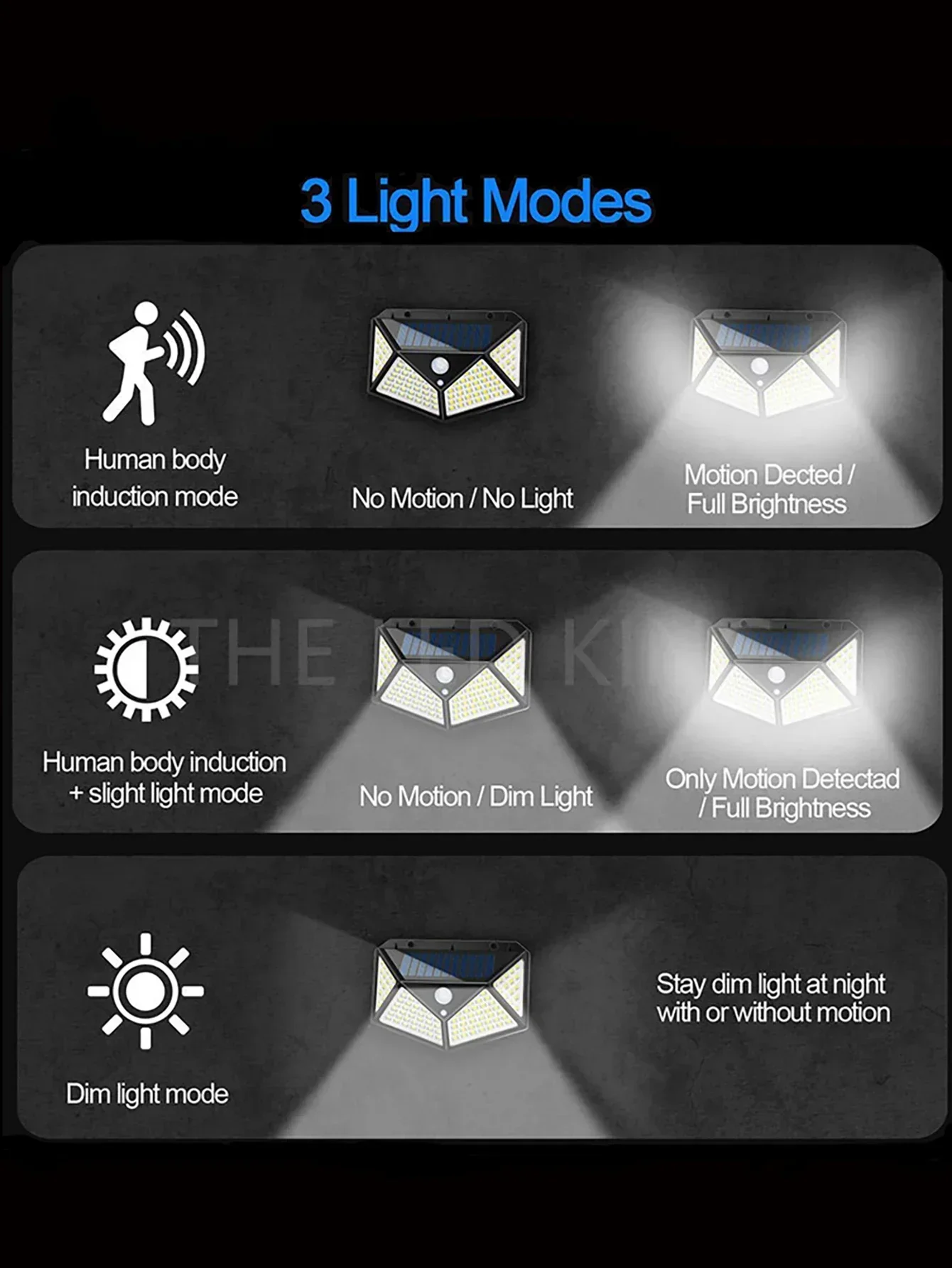 Energy Saving Solar LED Wall Lamp