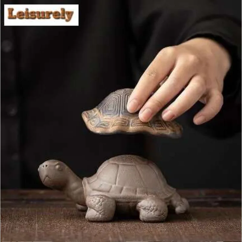 Japanese Gilded Iron Glazed Ceramic Tea Separator Infusor Antique Turtle Tea Strainer Tea Maker Tea Filter Chinese Tea Set Gift