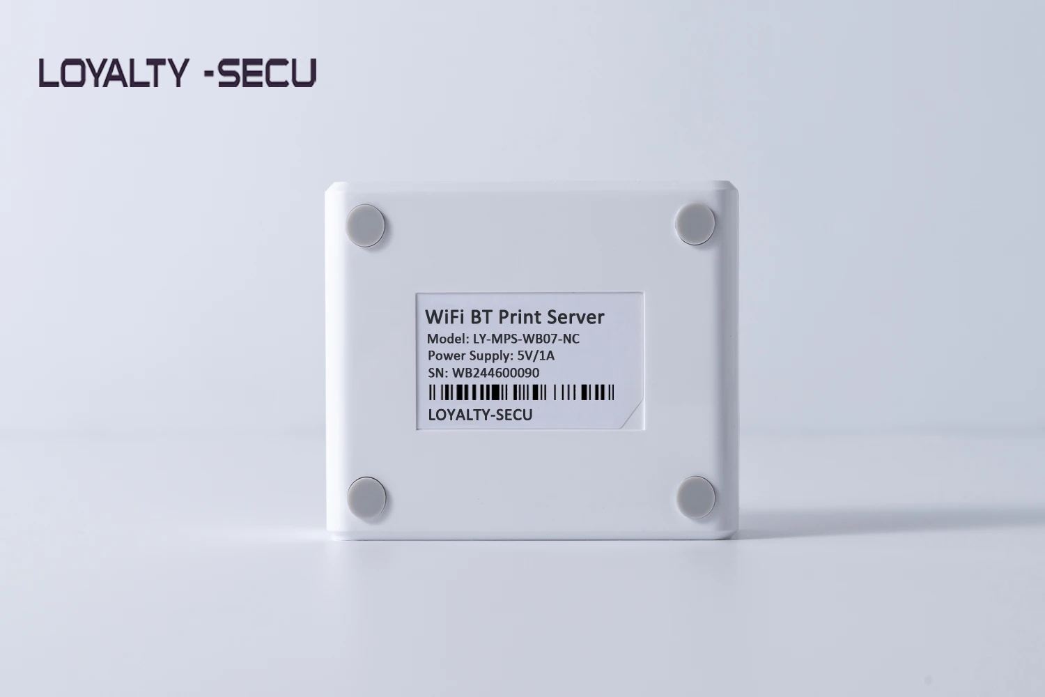 LOYALTY-SECU WiFi Ethernet Bluetooth Print Server, Transform Your USB Printer into a Wireless Printer.