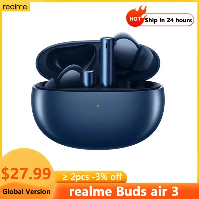 Global Version Realme Buds Air Bluetooth Earphones 42dB