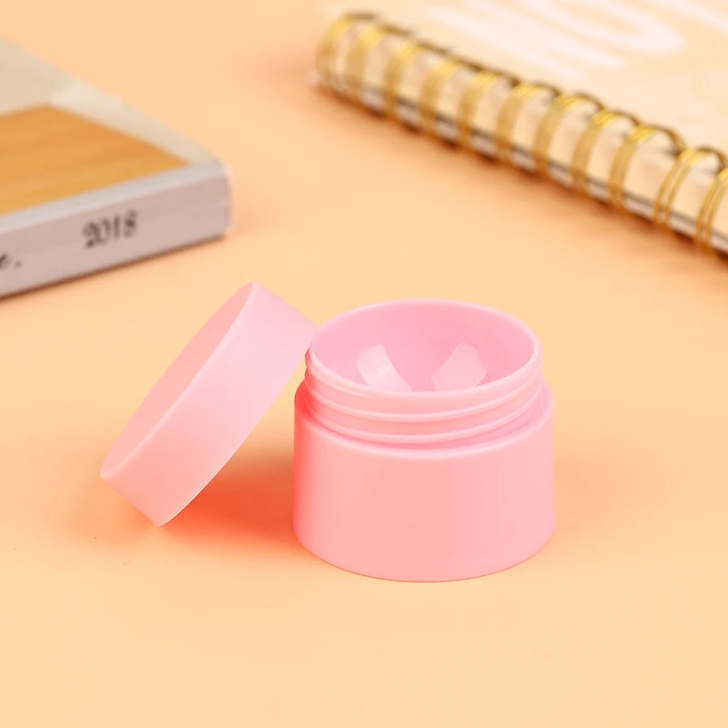 4pcs 5g Colorful Empty Cream Jar Cosmetic Jar Makeup Container Round Refillable Bottle Plastic Box Travel Bottle Tool