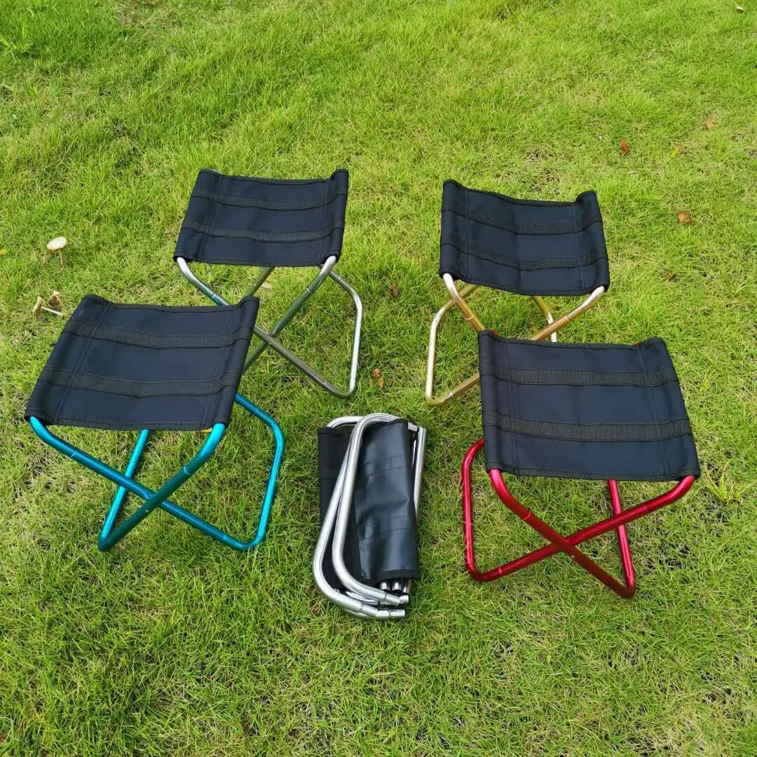 Description Picture 2 of itemOutdoor7075Aluminum Alloy Folding Chair Fishing Chair Barbecue Stool Folding Stool Portable Train Stool Camping Camp Chair