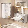 Luxury Tissue Box Wall-Mounted Acrylic Transparent Tissue Box Table Napkin Holder Bathroom Paper Box Tissue Paper Dispenser 1