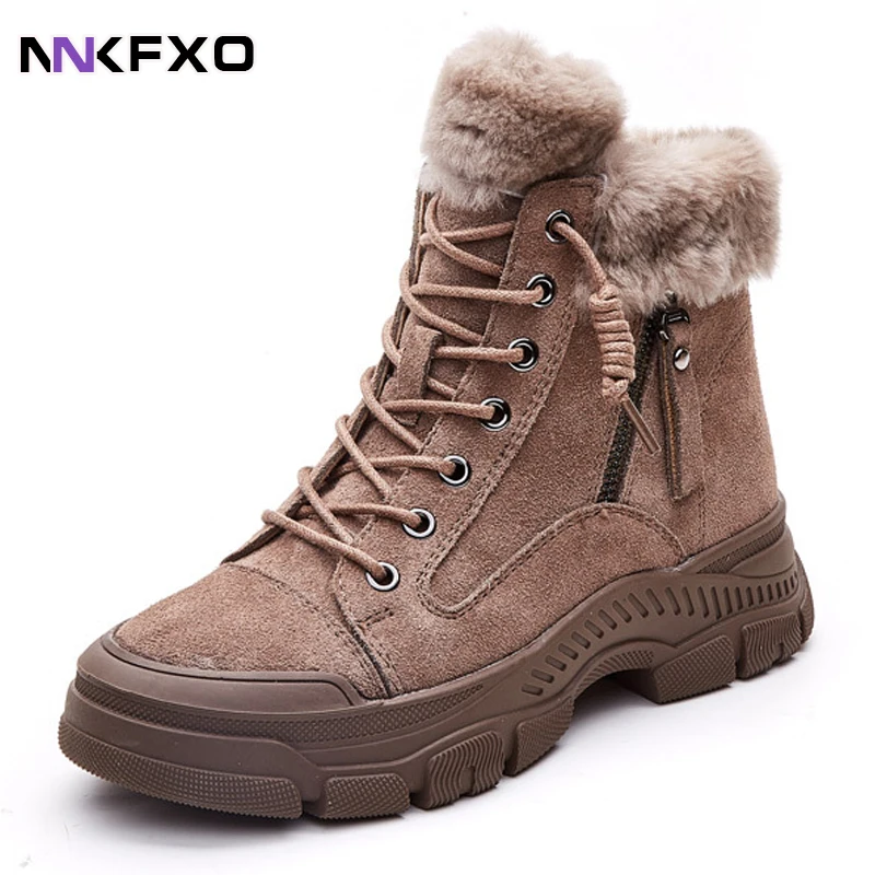 Skulls & Flowers Hippie Women's Leather Ankle Boots - Waterproof Winter Lace-Up Boots With Artistic Design - View #7