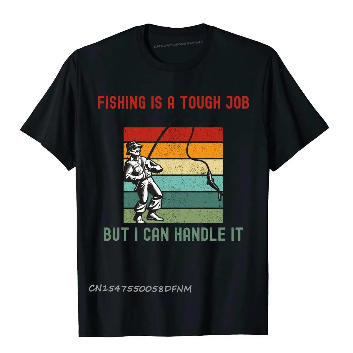 

Funky Young T Shirt Fishing Is A Tough Europe T Shirts Premium Cotton Birthday Japanese Anime