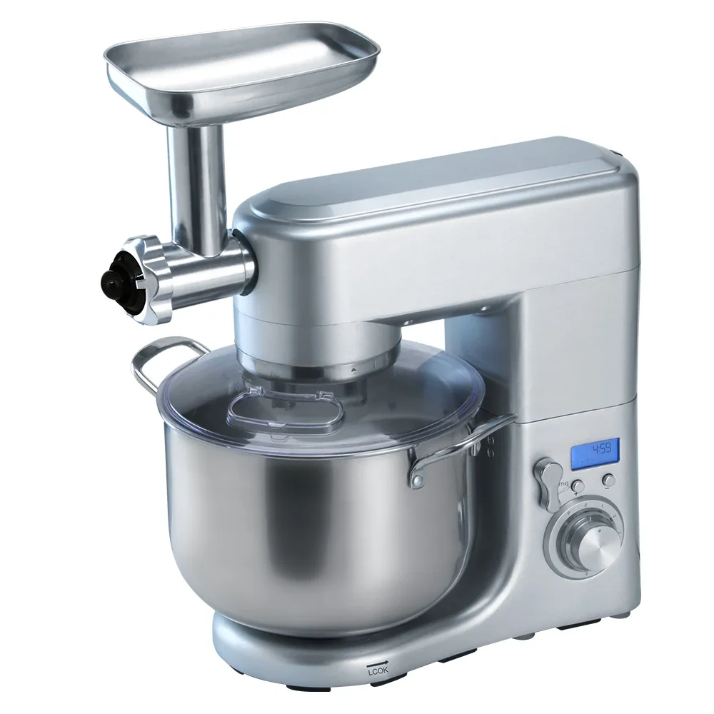 Large Size Commercial Powerful 1500W Stand Mixer Dough Kneading Kitchen Machine Home Used with 10L Mixing Bowl