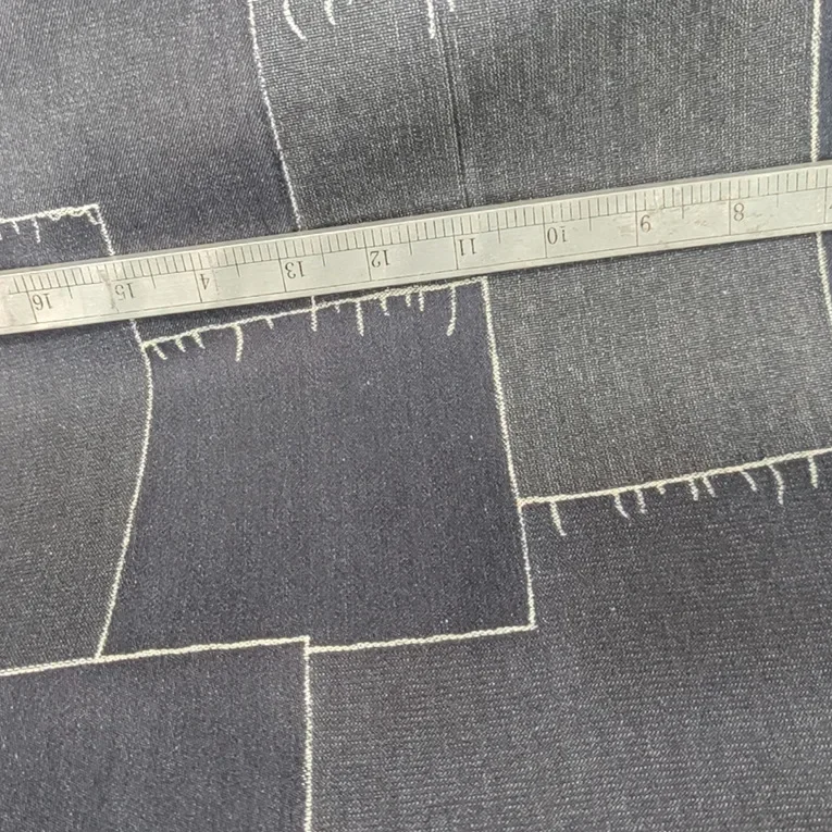 Fashionable Patchwork Denim Fabric Embroidered Autumn Winter Coat Children's Jeans Patchwork Embroidery Cloth