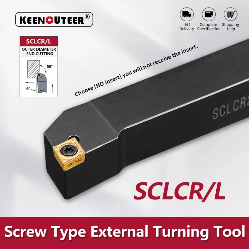 SCLCR0808/1010/1212/1616//2525 External Turning Tool SCLCR SCLCL Lathe Bar Turning Holder CNC Cutting Tool Cutter Bar lathe turning tool turning tool carbide cutting tool carbide lathe tool