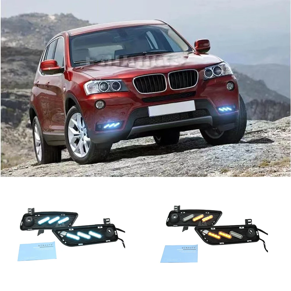 

Для BMW X3 F25 2009-2013 дневные ходовые огни