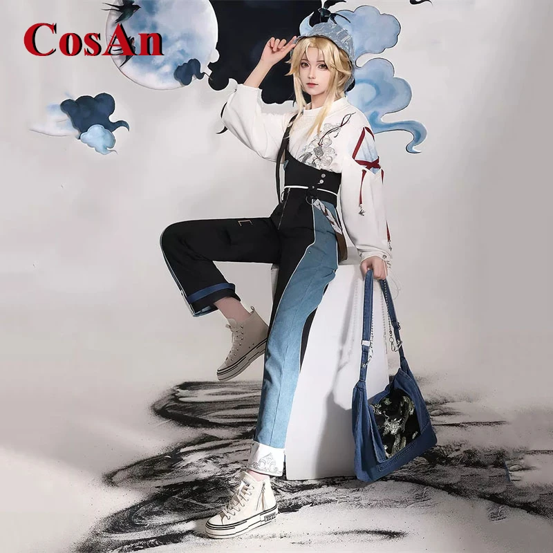 

Косплей-костюм для игры Honkai: Star Rail Yanqing, красивый модный повседневный наряд, полный комплект, искусственная реальность
