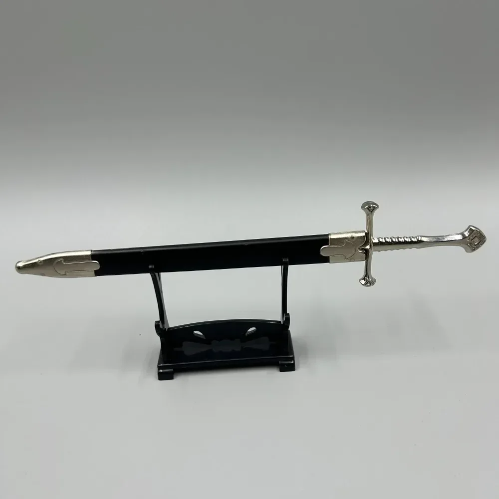 22cm Narthil Sword Plus Aragorn Gondor King Medieval Weapon Ring Metal Katana Samurai Sword Keychain Ornaments Gifts Toys Boys 2
