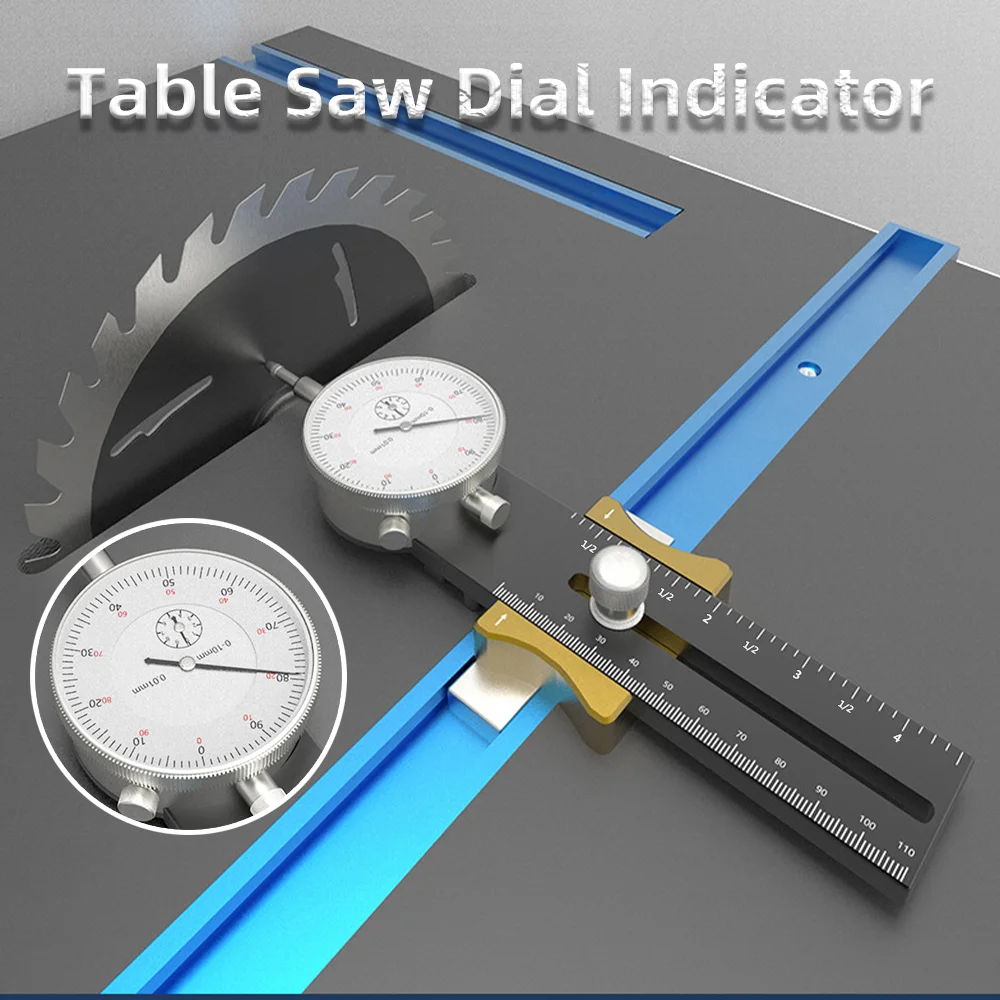 WoodworkingTableSawDialIndicatorSawBladeParallelismCorrection