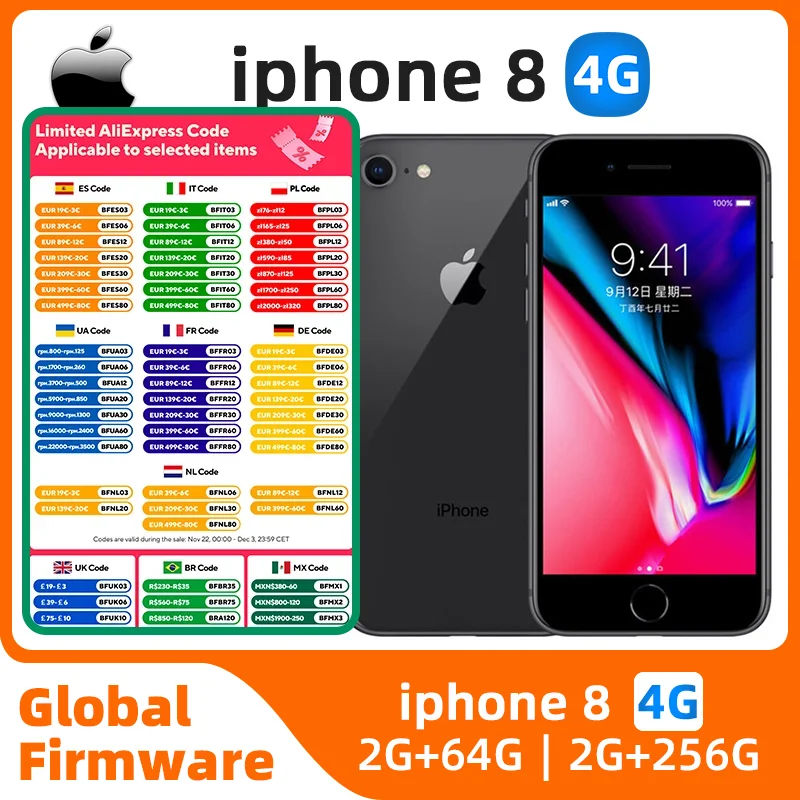 Apple Iphone 8 Unlocked 4 7 Inch 256g All Colours In Good Condition Original Used Phone.jpg