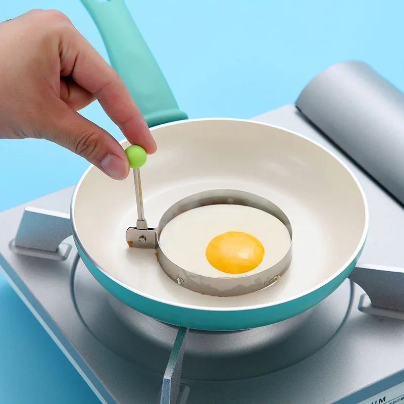 Egg Mold Stainless Steel Ring 5 Style Fried Egg Pancake Shaper Omelette Mould Frying Egg Cooking Tools Kitchen Accessories