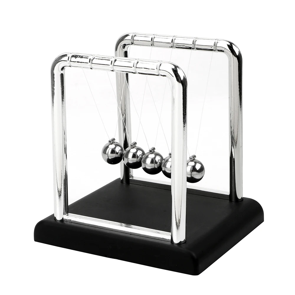 Desk Table Decor Metal Pendulum Ball Newton Ball Newton's Cradle Physics Science Pendulum Steel Balance Ball