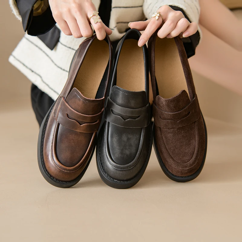 

Loafers Women Mary Jane Shoes Girls Japanese School Jk Uniform Lolita Shoes College Gothic High Heels Shoes for Women 2024 New