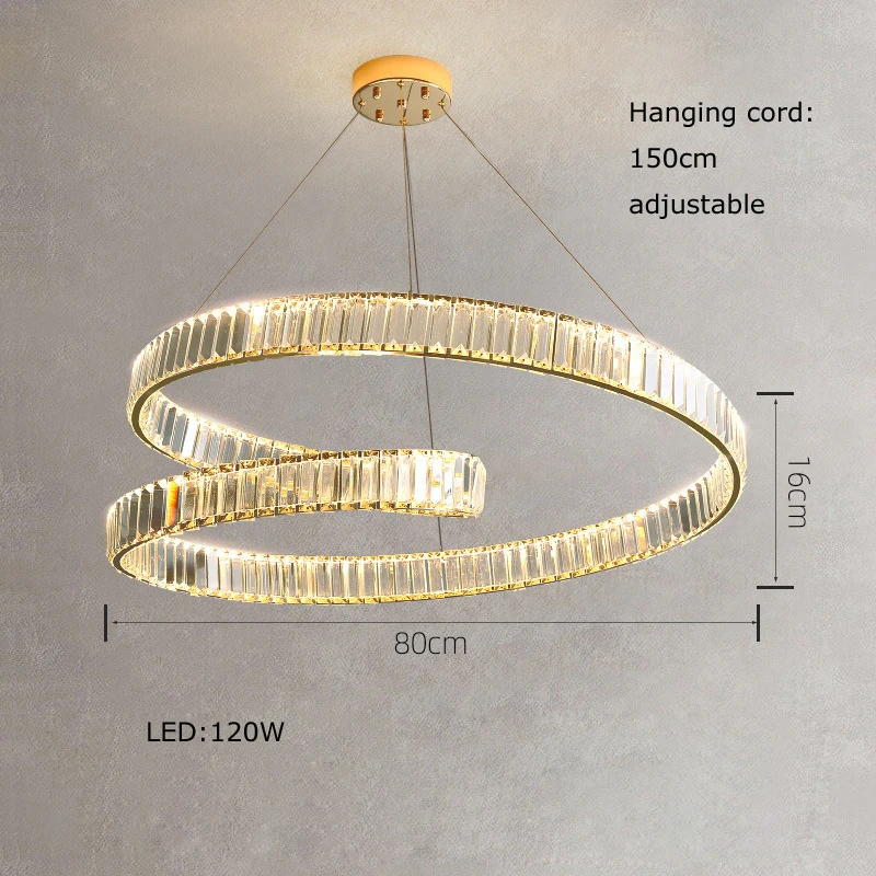 豪華なデザインの円形クリスタルシャンデリア,室内照明,装飾シーリング