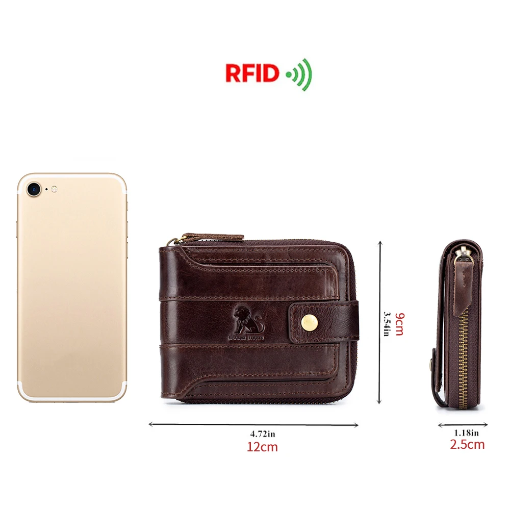 Cartera-de-cuero-multifuncional-RFID-para-hombre-bolso-de-almacenamiento-tarjetero.jpg Cartera de cuero multifuncional RFID para hombre, bolso de almacenamiento, tarjetero - Imagen 2