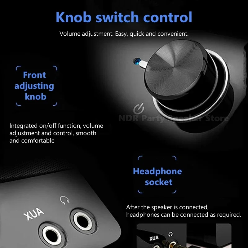 전문 2.0 멀티미디어 USB 유선 스피커 데스크탑 및 노트북을 위한 스마트 미니 휴대용 액티브 스피커