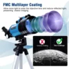 Professional Astronomical Telescope 150 Times Zoom HD High-Power Portable Tripod Night Vision Deep Space Star View Moon Universe 4