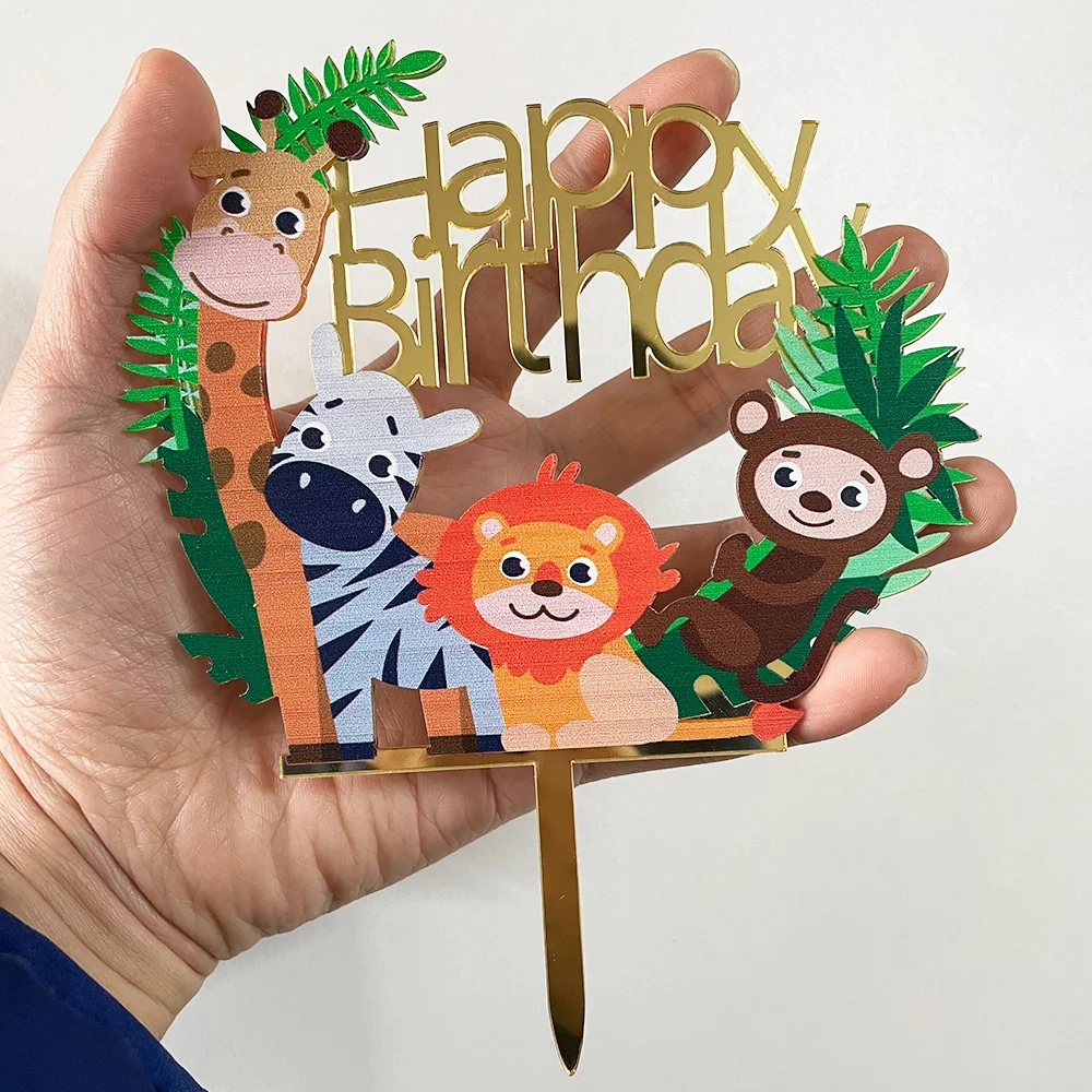

Jungle Animals Safari Theme Birthday Baby Shower Party Decoration Supplies for Kids Boy Girl Birthday Gifts Favors