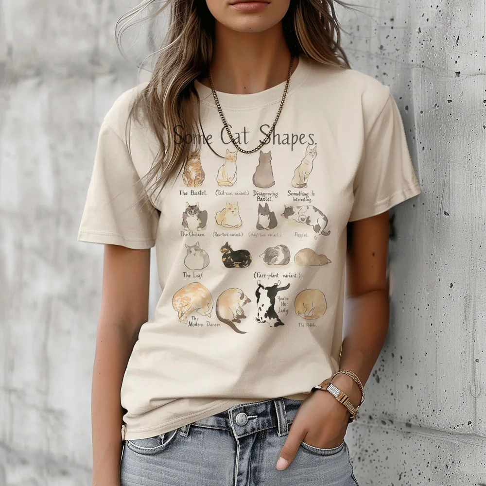 Zhean | Women's Cute Kitten Art Print Shirt main image 0