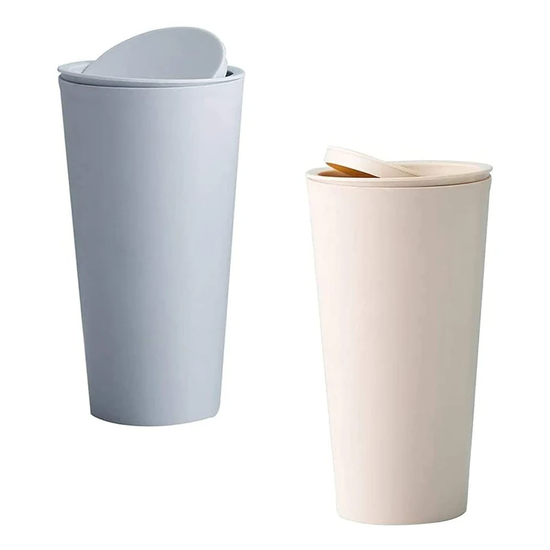 Car Trash Can Mini Plastic Waterproof Portable Mini Can for Interior Office Home