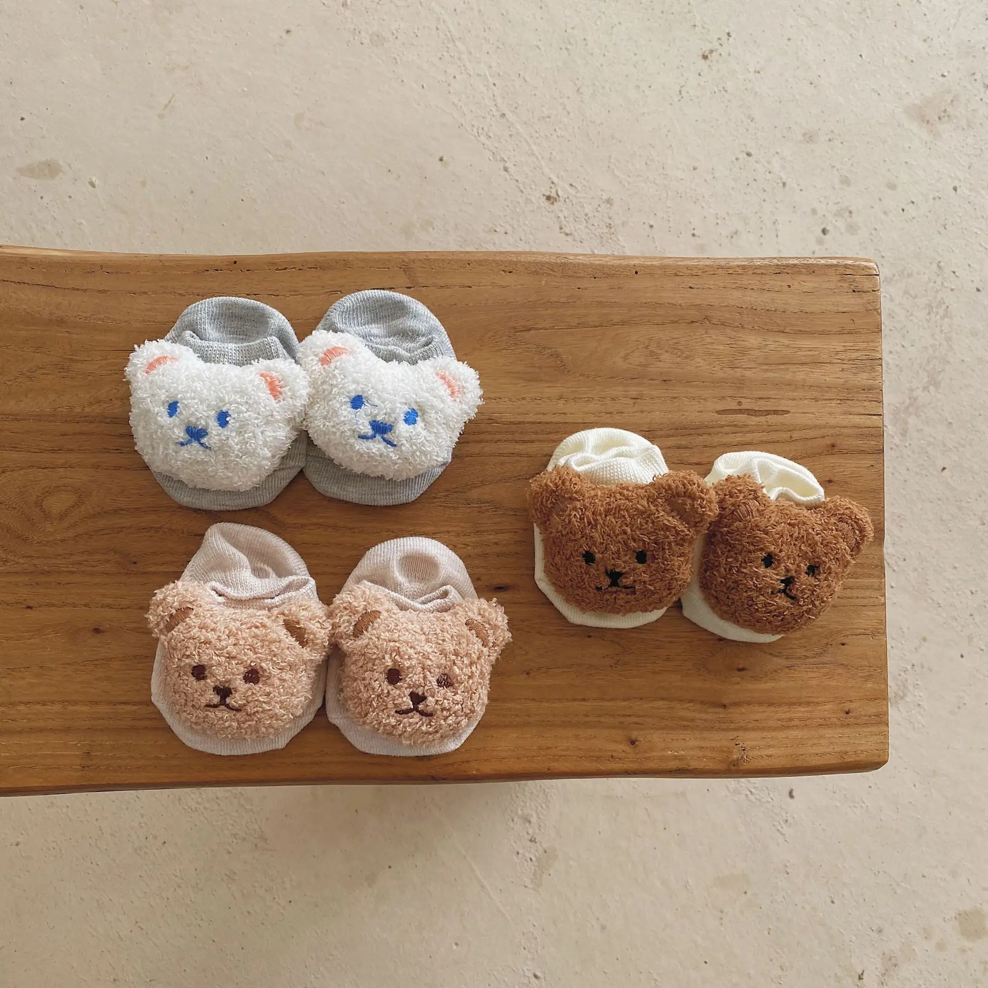 Kids Socks Baby Socks Cute Cartoon Bear Baby Socks Toddler Socks